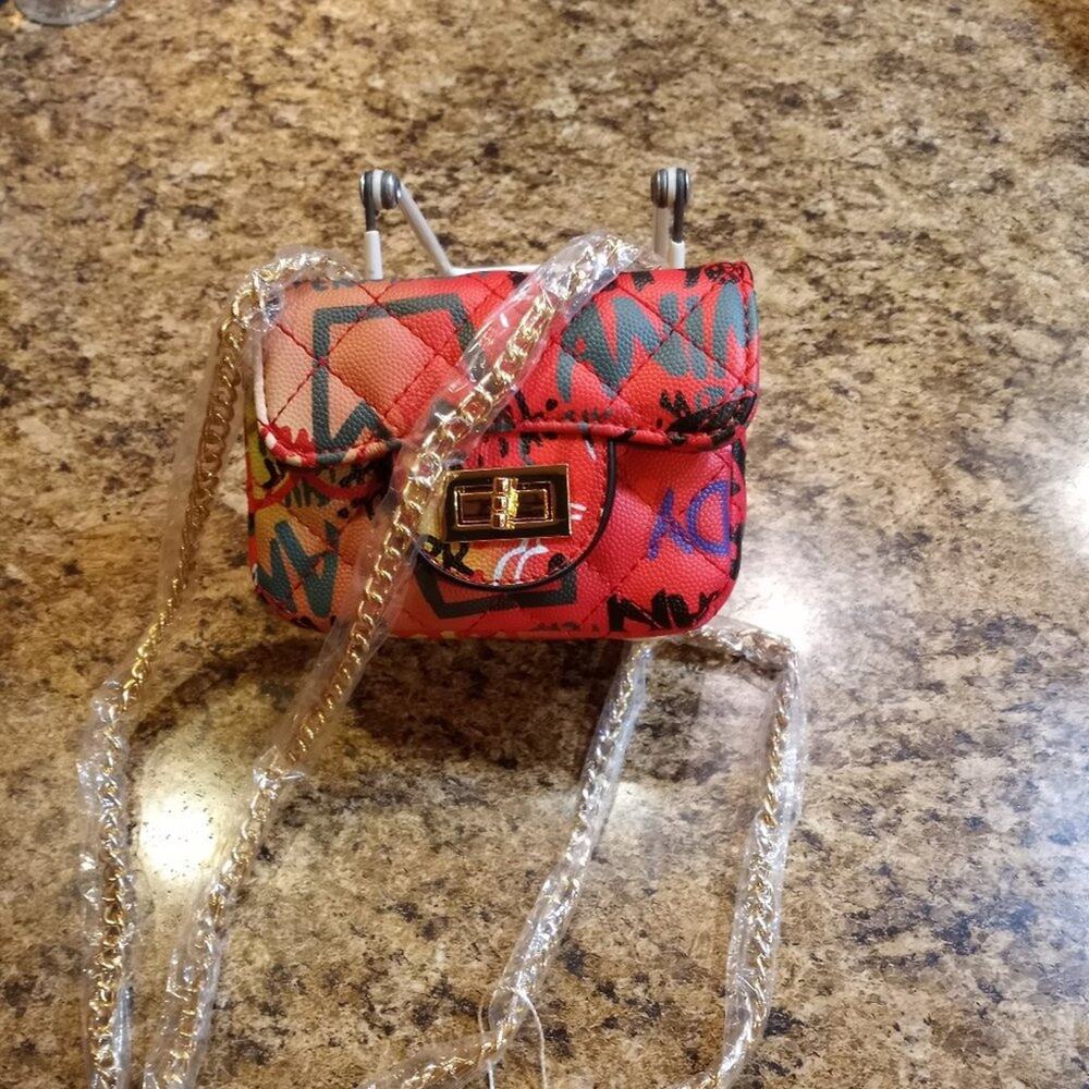 LE MIEL VEGAN PETA-APPROVED CROSS BODY HANDBAG Red